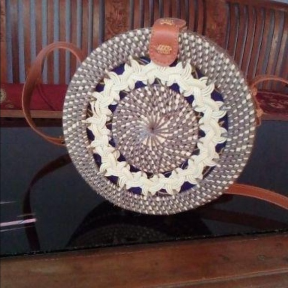 Rattan Boho bag bali - Picture 1 of 2